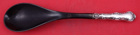 Salad Serving Spoon w/ plastic  11 1/2